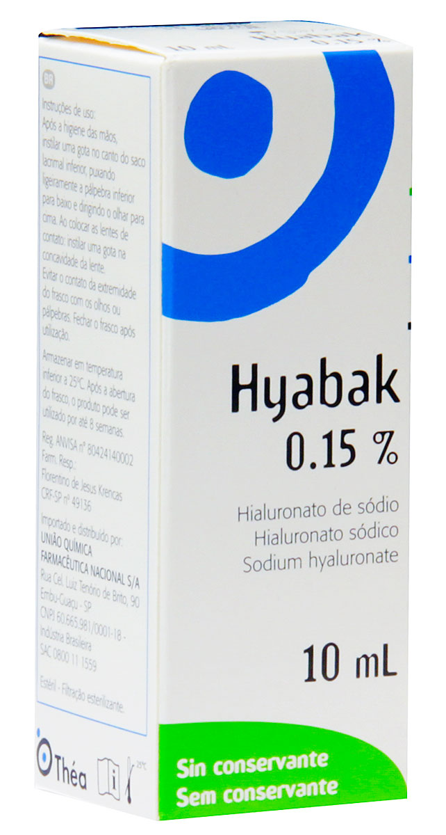 HYABAK SOL HIDRAT OCULAR 10 ML.