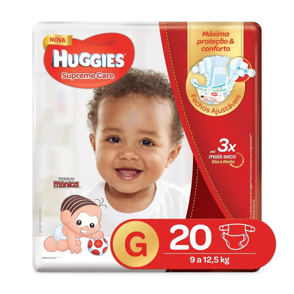 FR HUGGIES SUPREME CARE HIPER XG C/52 - FR HUGGIES SUPREME CARE HIPER XG C/56  - HUGGIES